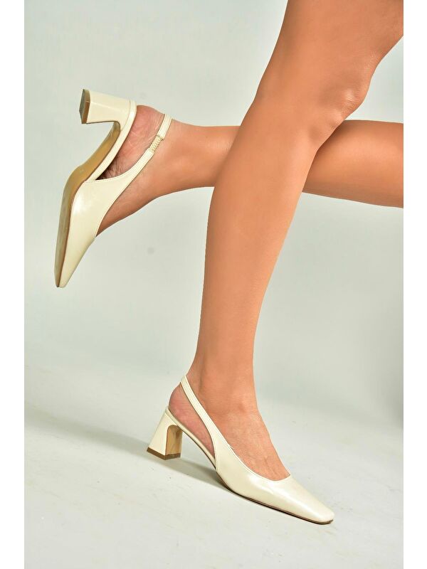 Bej Kadın Topuklu Ayakkabı U6540805 - Görsel 4