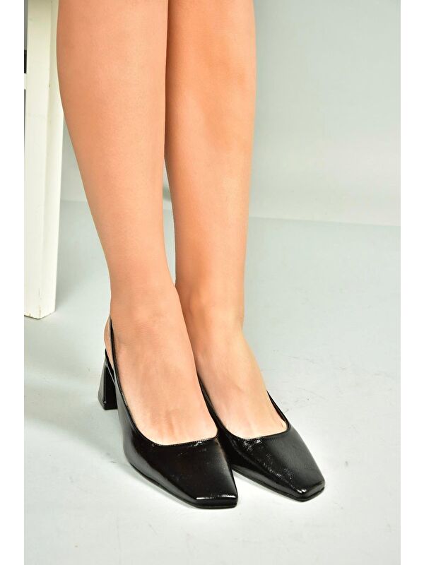 Siyah Kadın Topuklu Ayakkabı U6540805 - Görsel 3