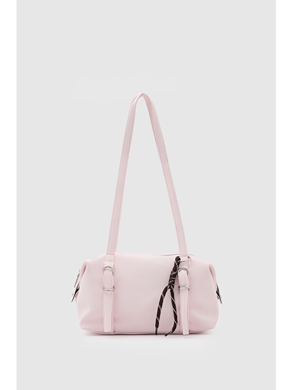 Shulebags Gia Charmlı Oval Çanta Pudra Pembe