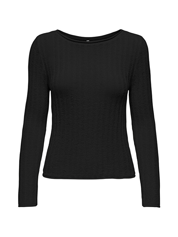 Only Onlpamela Slim Fit Bisiklet Yaka Örme Kadın Kazak 15363061