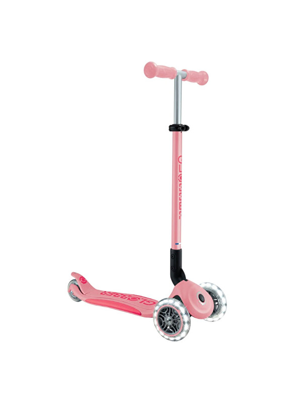 Globber Elite Deluxe Işıklı Scooter Pastel Pembe 439-710