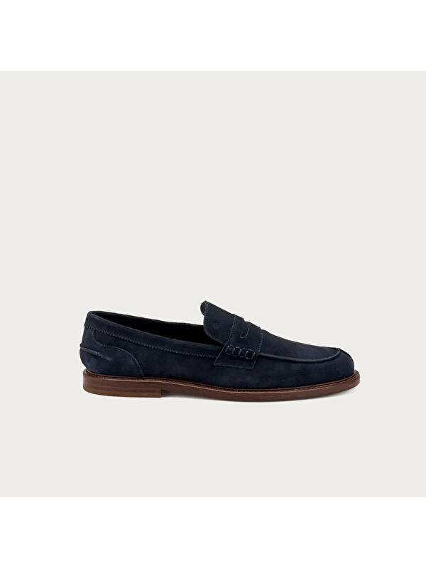 Frau Erkek Klasik Ayakkabı 76D0 SUEDE Blu