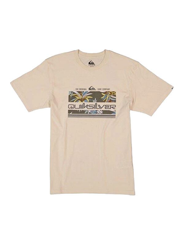 Quiksilver Floating Around Erkek Beyaz Tişört