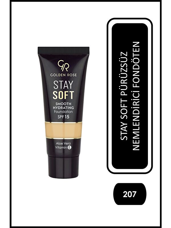 GOLDEN ROSE Stay Soft Smooth Hydrating Foundation - 207 - Nemlendirici Fondöten