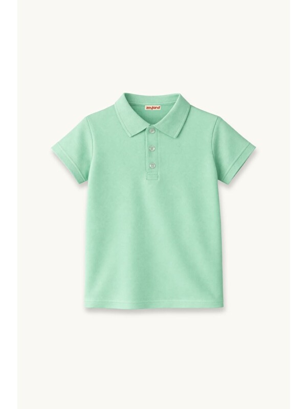 ZEYLAND Erkek  Çocuk Kısa Kollu Polo Yaka Tshirt  - Yeşil