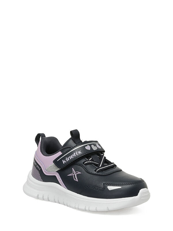 ESGAN PU P 5PR Lacivert Kız Çocuk Spor Ayakkabı - Görsel 3