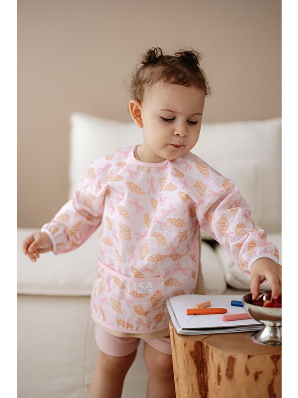 Oh La La Koala For Little Ones Kruvasan Uzun Kollu Sıvı Geçirmez Aktivite Önlük (6-36 Ay)