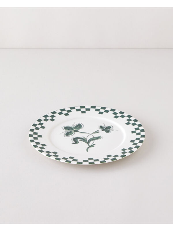 English Home Gardenia Porselen Servis Tabağı 25 cm Yeşil