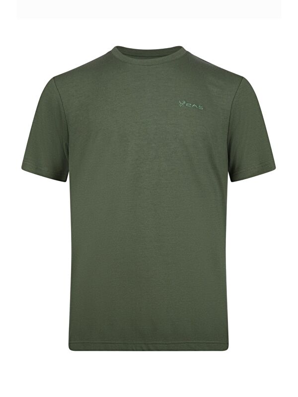 2AS Winson Erkek Viloft Sıfır Yaka T-Shirt Haki