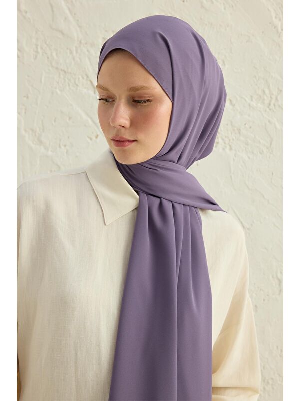 QEF Daily Krep Şal Violet