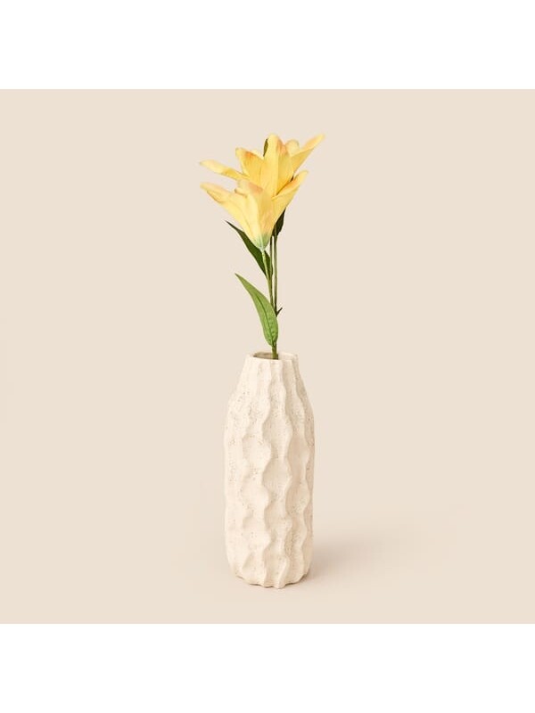 Evidea Deco Zambak Yapay Dal Çiçek - Sarı - 61 cm