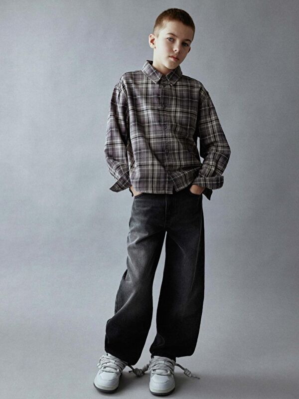 A.S.L GOLF CLUB Erkek Çocuk Baggy Fit Jean Pantolon  6-15 Yaş  Rahat ve Trend