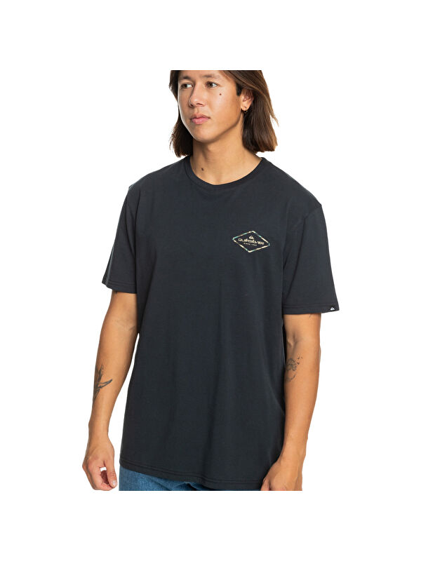 Quiksilver Circle Up Erkek Mavi Tişört