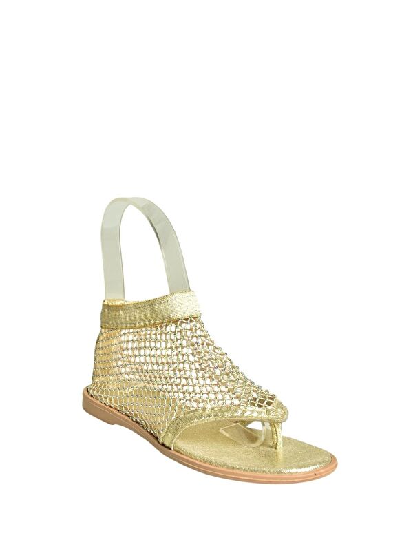 Altın Kadın Sandalet U713261215 - Görsel 7