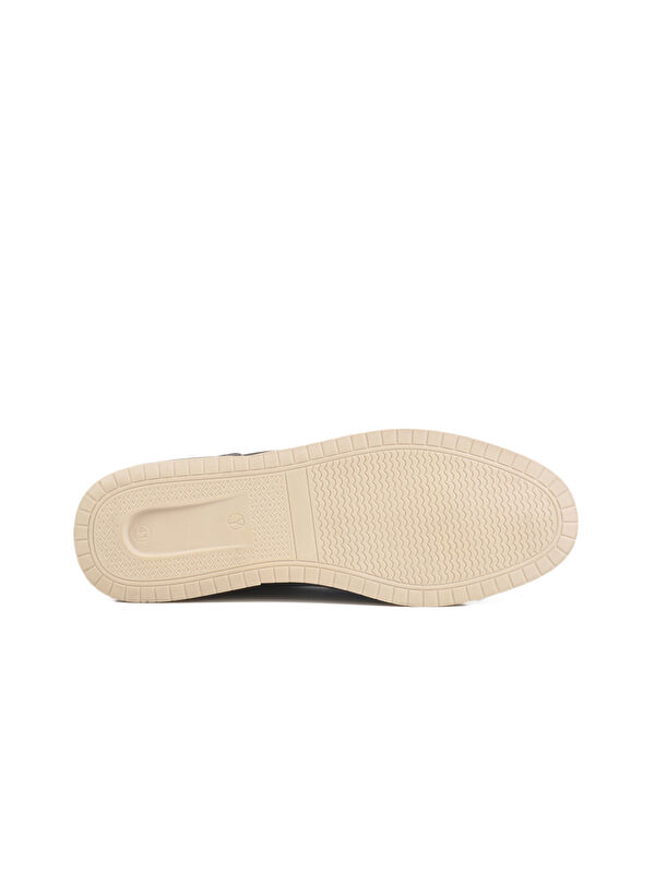 Siyah Hakiki Deri Erkek Casual Ayakkabı Lion M - Görsel 6