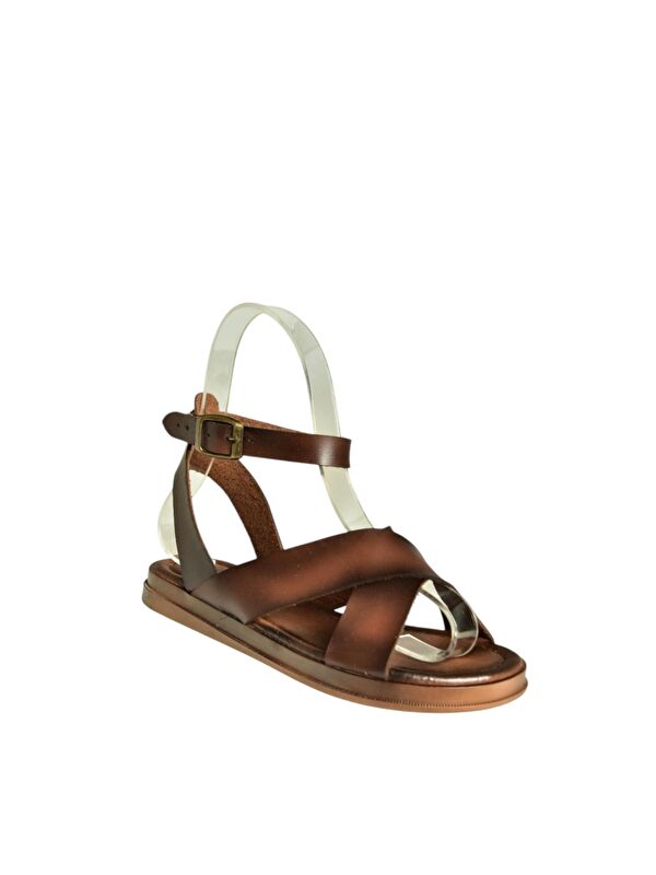 Kahverengi Kadın Sandalet U390904203 - Görsel 6