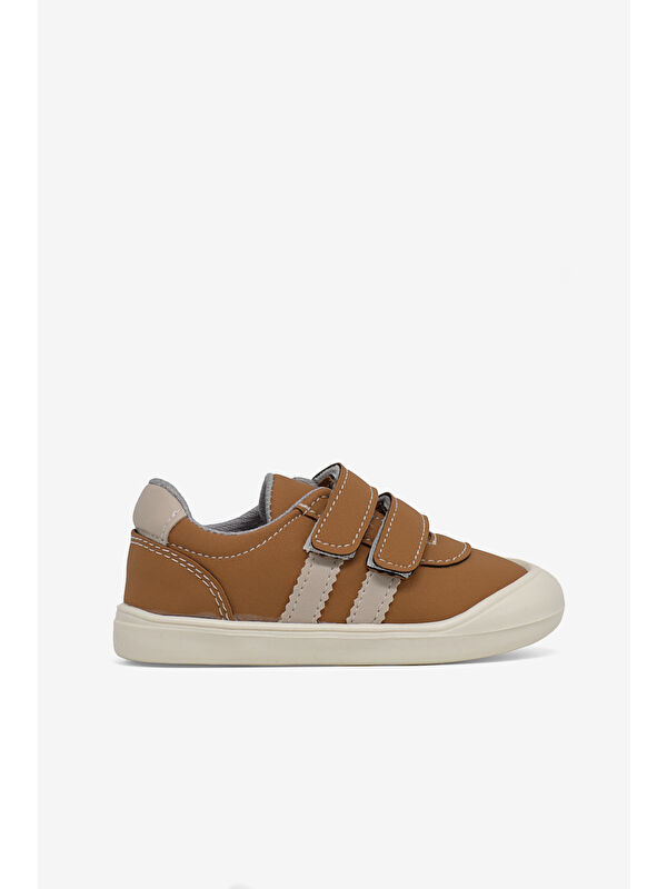 TONNY BLACK Bebek Unisex Camel İlk Adım Cırtlı Snaker