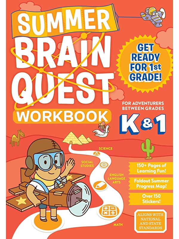 Workman Publishing Summer Brain Quest: Between Grades K & 1