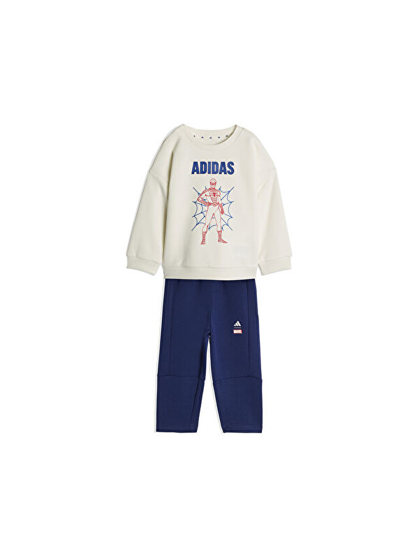 Adidas i Marvel Sm Jog Bebek Günlük Eşofman Takımı JZ3551 Beyaz