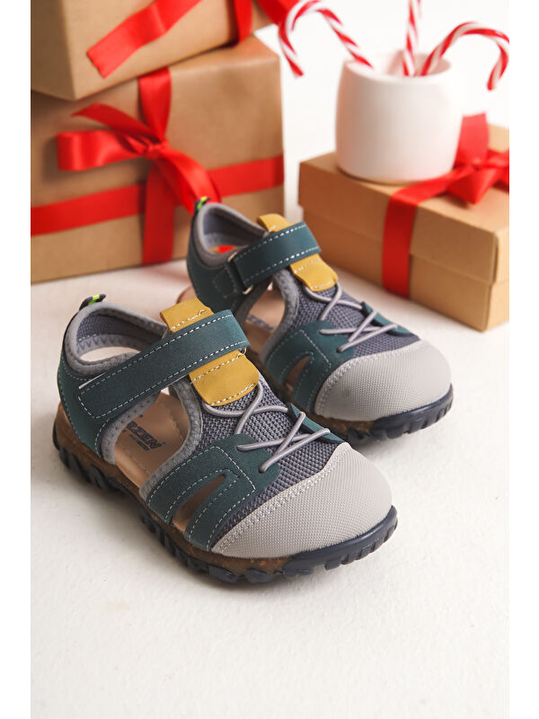Çinçon Günlük Ortopedik Erkek Çocuk Sandalet Ayakkabı - Görsel 4