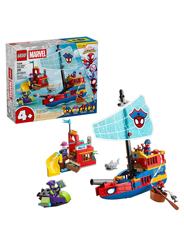Lego Marvel Spidey ve Arkadaşları Spidey Takımı Gemisi 11208