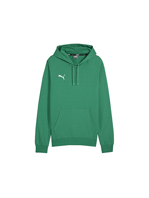 Puma Teamgoal Casuals Hoody Erkek Futbol Antrenman Sweatshirts 65861805 Yeşil
