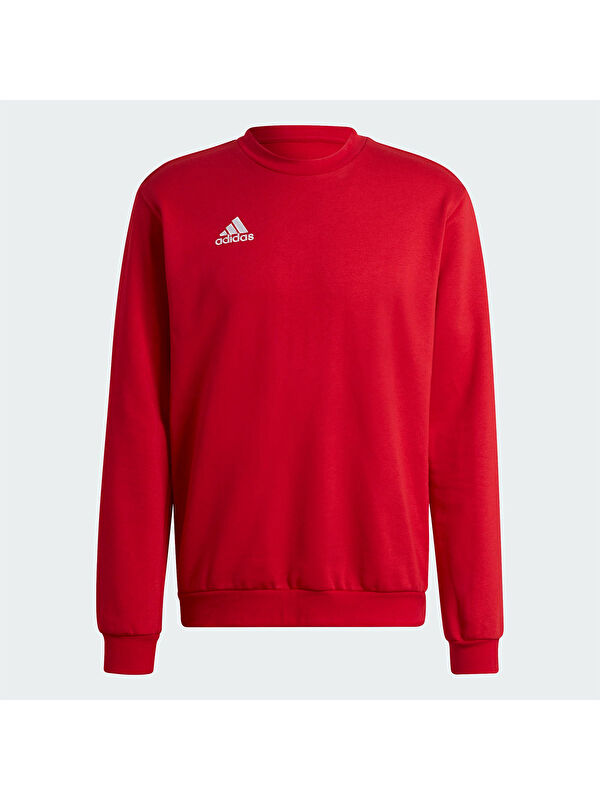 Adidas Entrada 22 Erkek Kırmızı Yuvarlak Yaka Sweatshirt