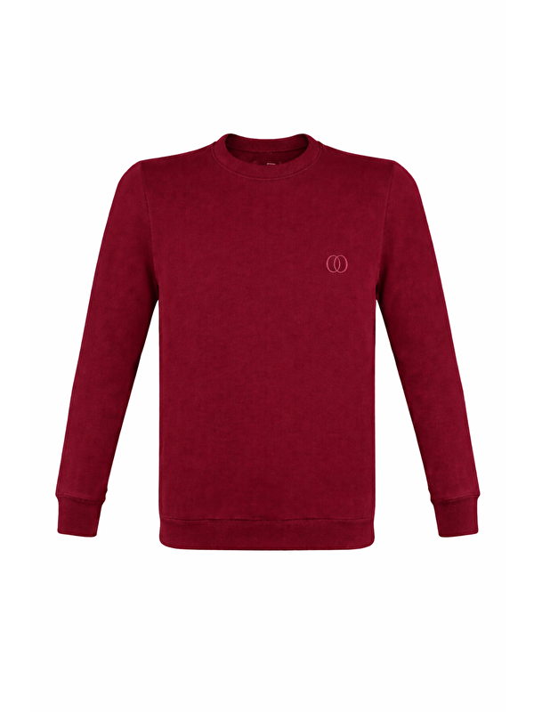 Formo Erkek Pamuklu Sıfır Yaka Yüksek Kalite Uzun Kollu Kompakt Kumaş Sweatshirt
