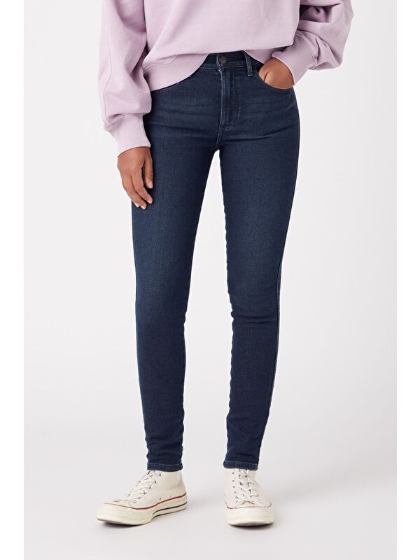 Wrangler Skinny Fit Dar Kesim Yüksek Bel Esnek Jean Jean Pantolon