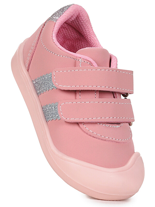 Kiko Kids Puzi İlk Adım Cırtlı Kız Bebek Günlük Ayakkabı
