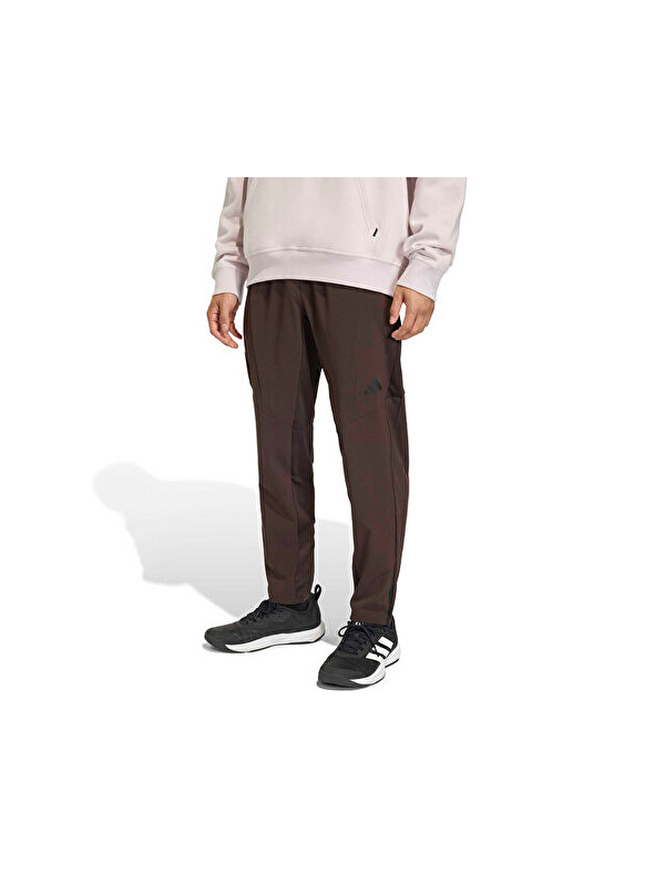 Adidas D4T Hybrid Pant Erkek Antrenman Eşofman Altı KB0807 Kahverengi