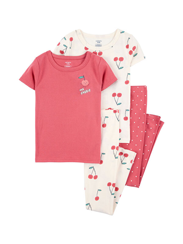 Carter's Kız Çocuk Pijama Set 4'lü Paket