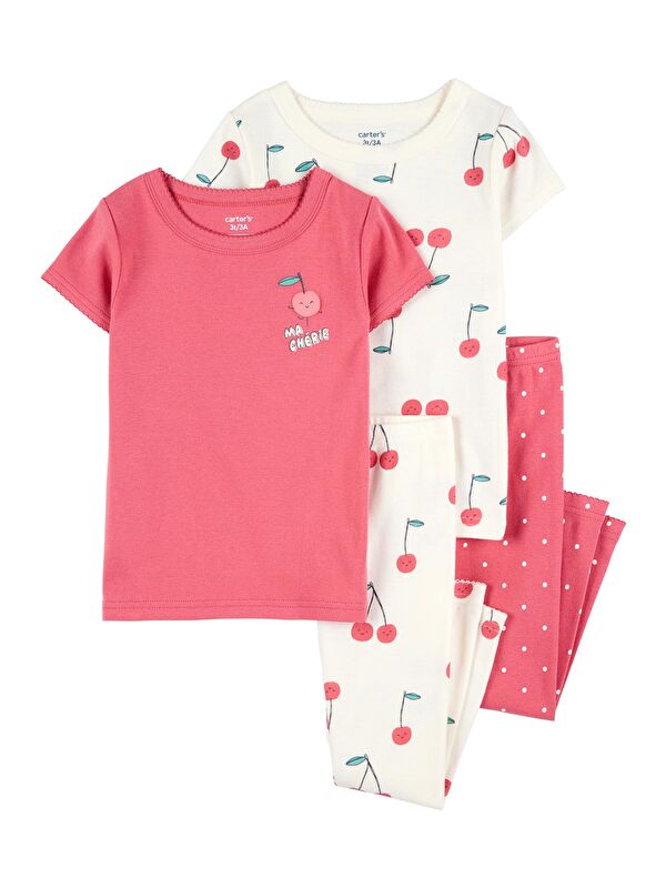 Carter's Kız Bebek Pijama Set 4'lü Paket
