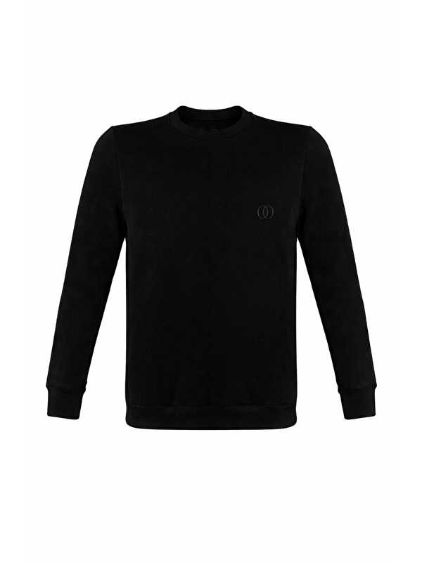 Formo Erkek Pamuklu Sıfır Yaka Yüksek Kalite Uzun Kollu Kompakt Kumaş Sweatshirt