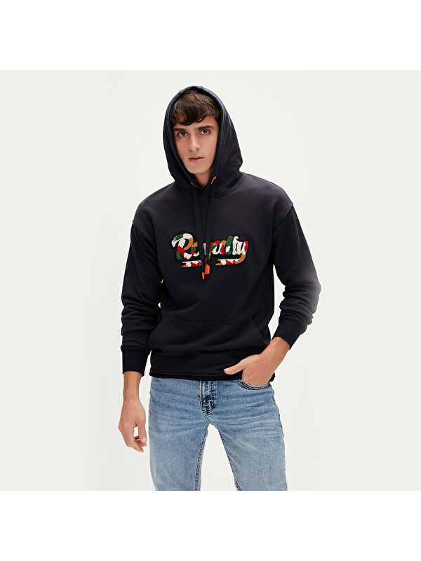 Bad Bear Royalty Erkek Lacivert Sweatshirt
