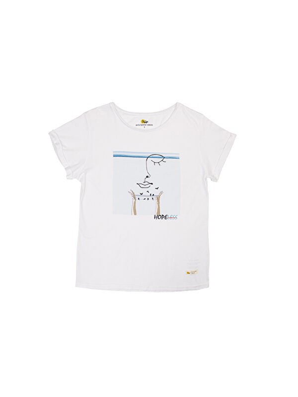 Biggdesign Faces Hope Kadın T-Shirt