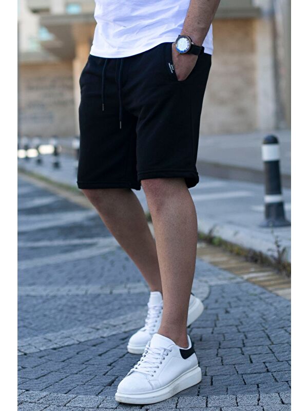 Madmext Siyah Erkek Regular Fit Şort 4842