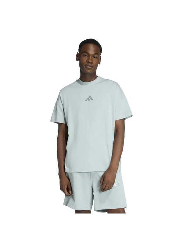 Adidas All Szn Erkek Yeşil Yuvarlak Yaka Tişört