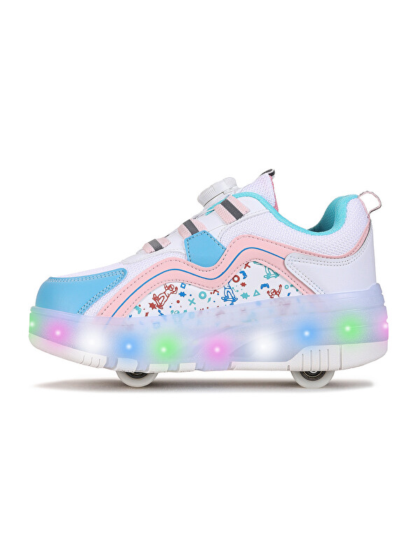 Kiko Kids Lucia Patenli Işıklı Kız Çocuk Spor Ayakkabı