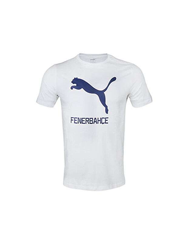 Puma Fenerbahçe Tee Erkek Fenerbahçe Futbol Tişörtü 77313602 Beyaz