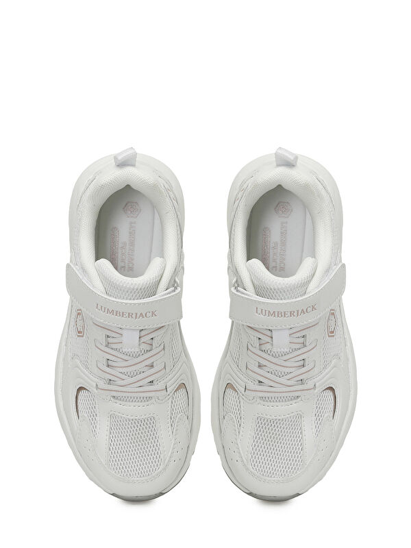 POL JR 5FX Beyaz Kız Çocuk Spor Ayakkabı - Görsel 5