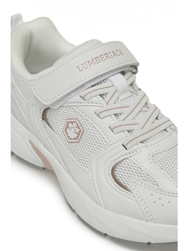 POL JR 5FX Beyaz Kız Çocuk Spor Ayakkabı - Görsel 8