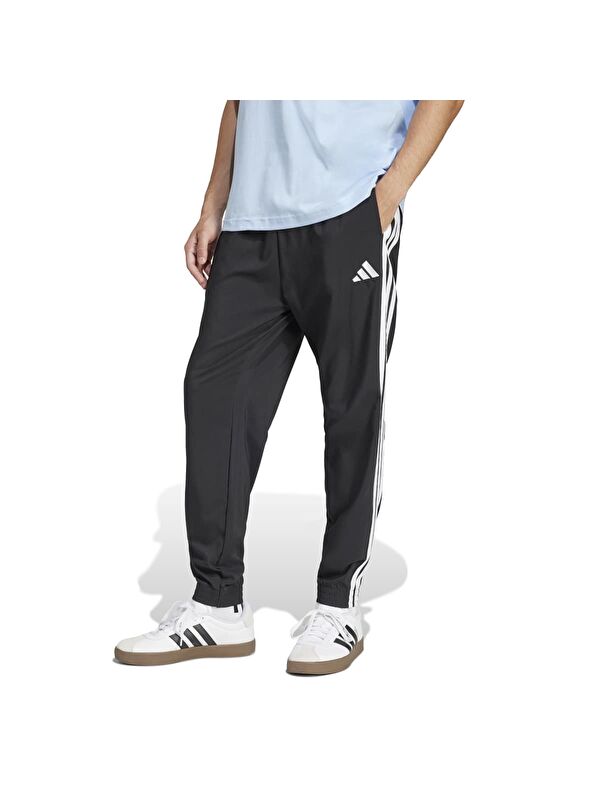 Adidas 3 Stripes Wv Tc Pt Erkek Siyah Eşofman Altı