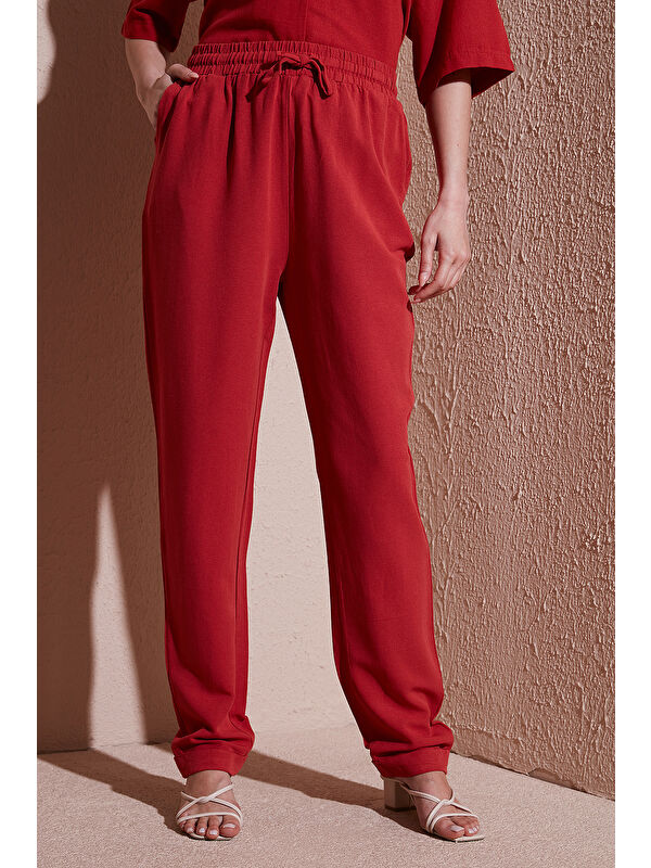 Fashion Friends Relaxed Fit Normal Bel Düz Paça Pantolon 25Y0550K1