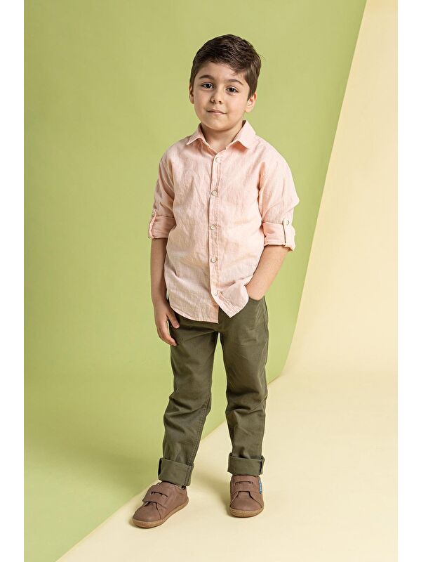 Smart Walker Casual Kahverengi Meşe Barefoot Çocuk Ayakkabı - Görsel 6