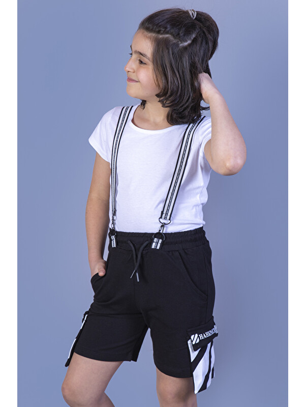 Toontoykids Erkek Neon Baskılı Cepli Şort