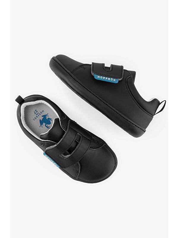 Smart Walker Casual Süper Mat Siyah Barefoot Çocuk Ayakkabı - Görsel 2