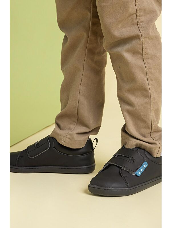 Smart Walker Casual Süper Mat Siyah Barefoot Çocuk Ayakkabı - Görsel 5