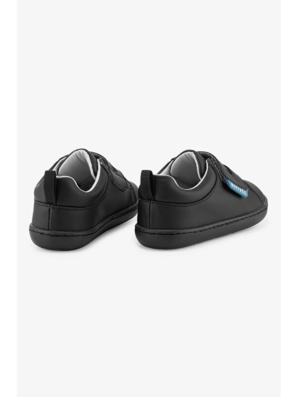 Smart Walker Casual Süper Mat Siyah Barefoot Çocuk Ayakkabı - Görsel 8