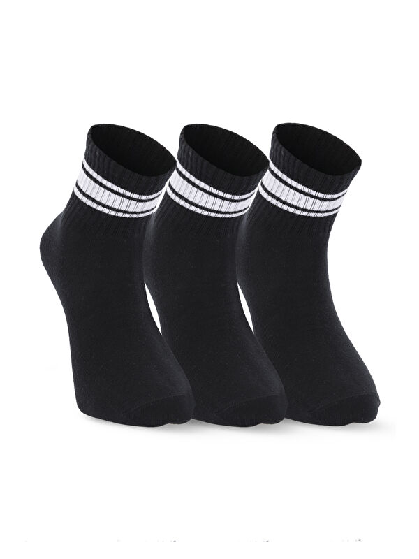 SLAZENGER JELLY 3 lü Erkek Siyah Çorap